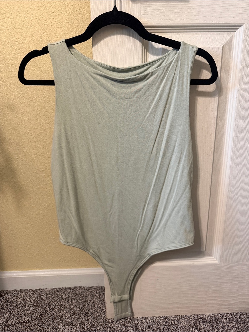 a new day Sleeveless Sage Green Bodysuit